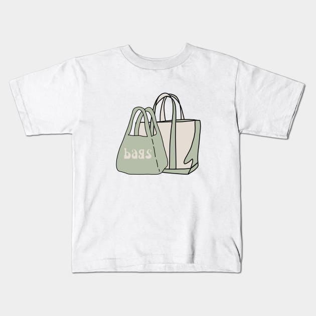 bags Kids T-Shirt by morgananjos